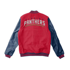 Florida Panthers Red and Navy Blue Varsity Jacket - NHL Varsity Jacket - Jack N Hoods