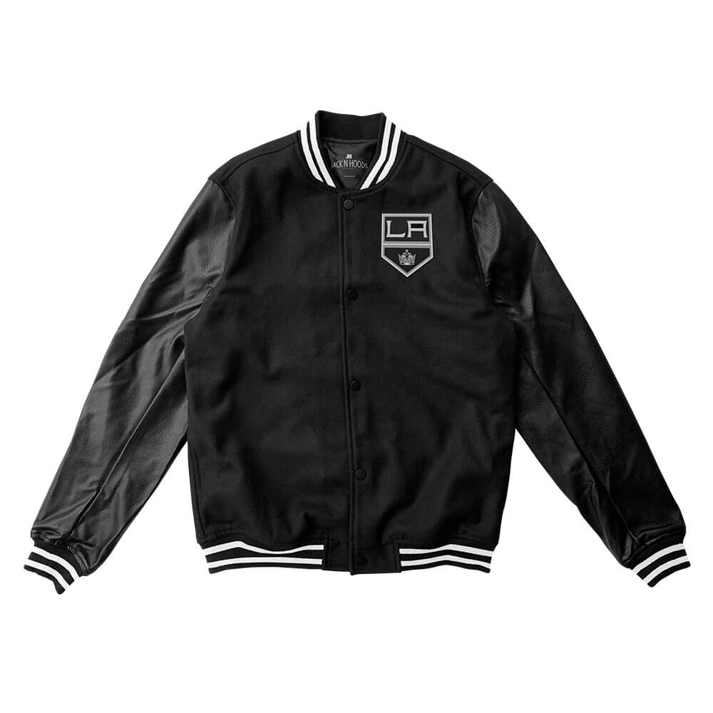 Urban Outfitters Vintage Starter Los Angeles Kings Varsity Jacket in Black  for Men