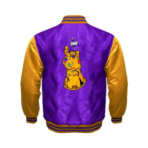 Thanos Varsity Jacket - Avengers Villian Varsity Jacket - Jack N Hoods