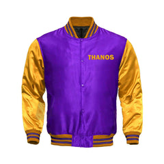Thanos Varsity Jacket - Avengers Villian Varsity Jacket - Jack N Hoods